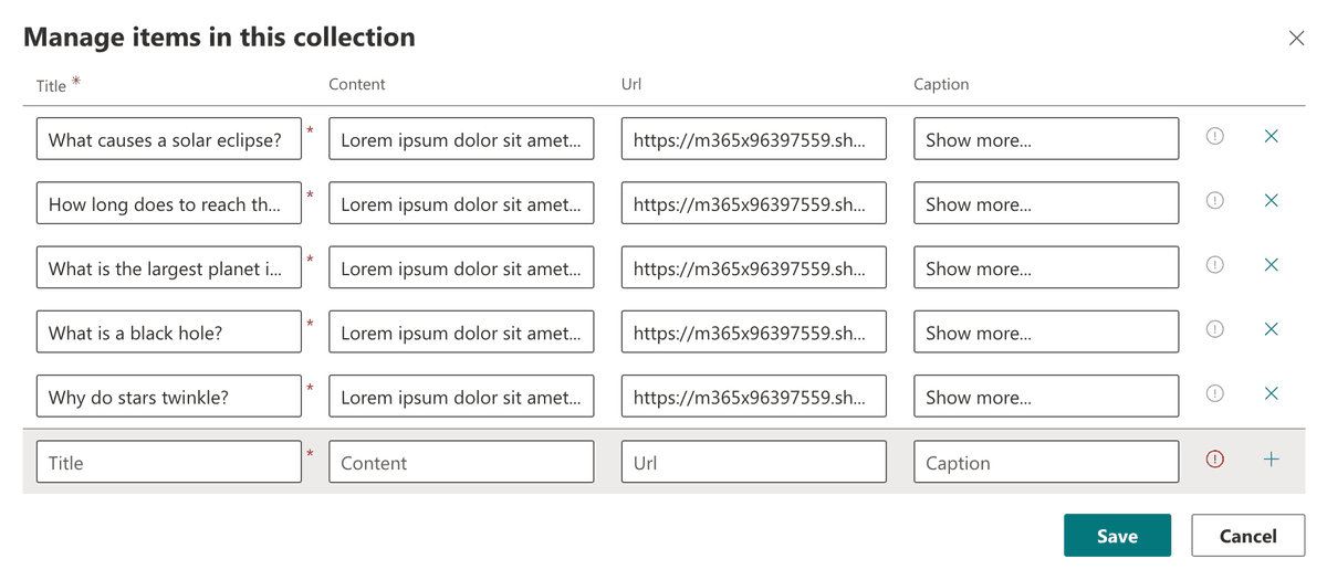 365BOX Accordion Item Configuration