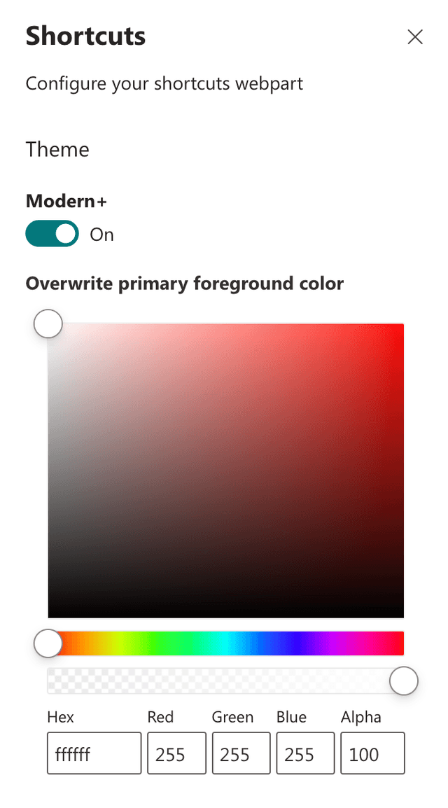 365BOX Shortcut Theme Configuration